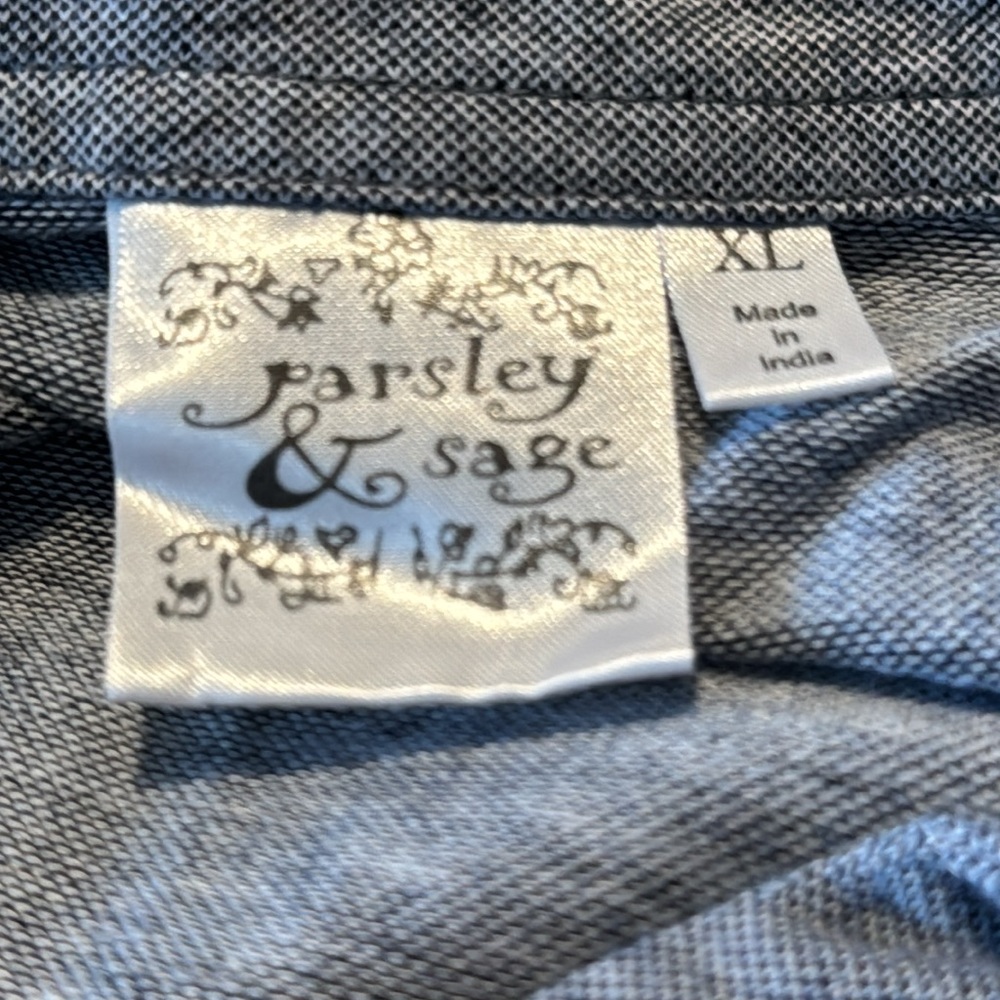Parsley & Sage Button Front Sz Xl - Picture 5 of 5